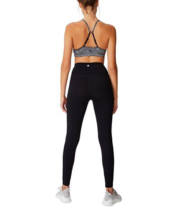 Cotton On Women's Active High Waist Core Tights Black Size X-Large