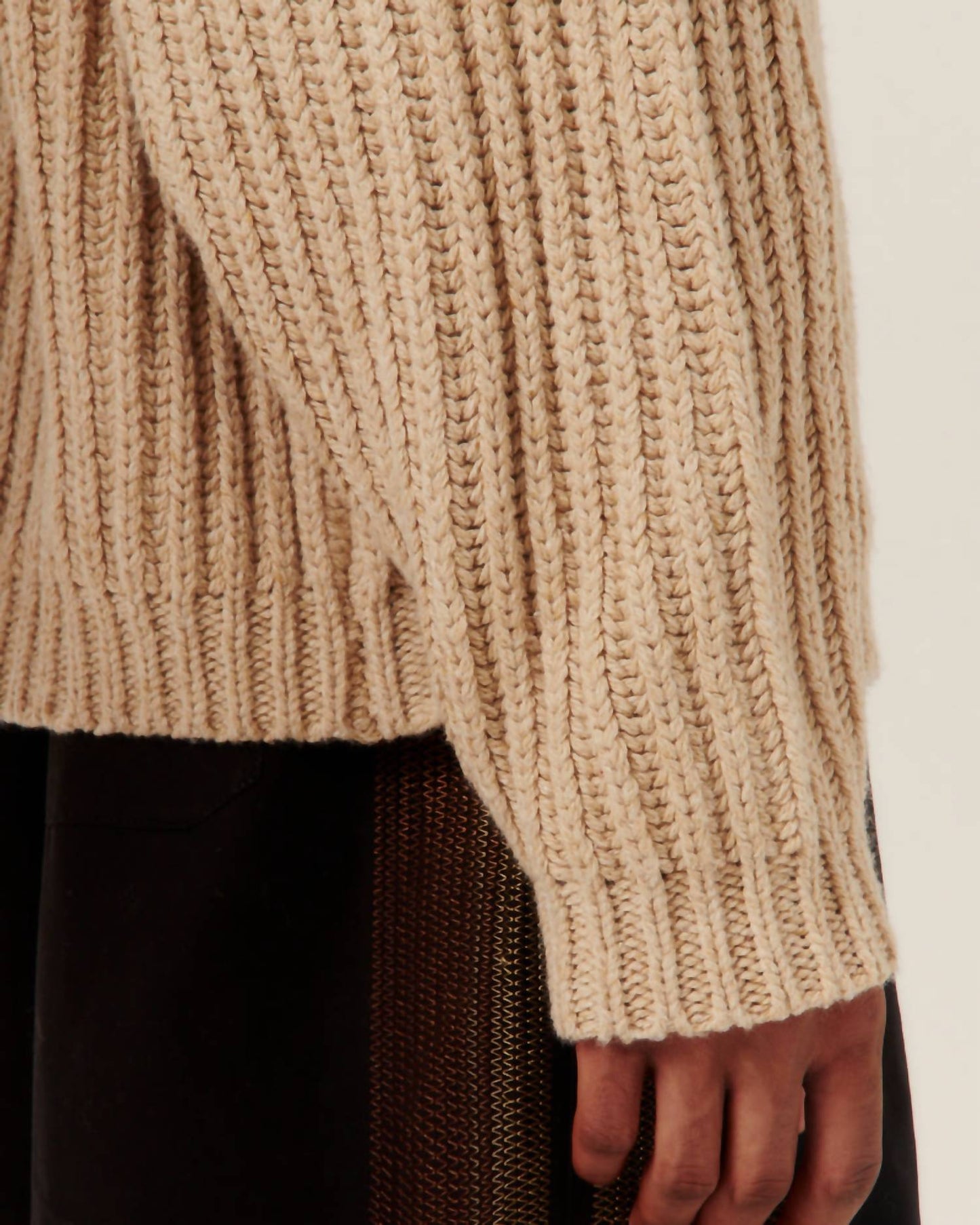 Commas - Fisherman Rib Cotton Wool Cardigan