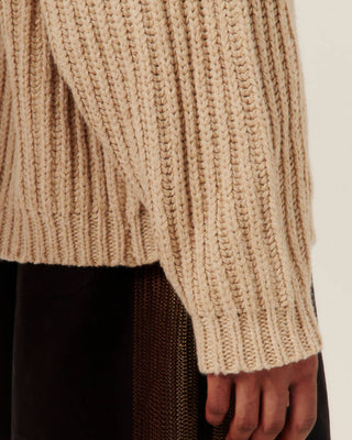 Commas - Fisherman Rib Cotton Wool Cardigan