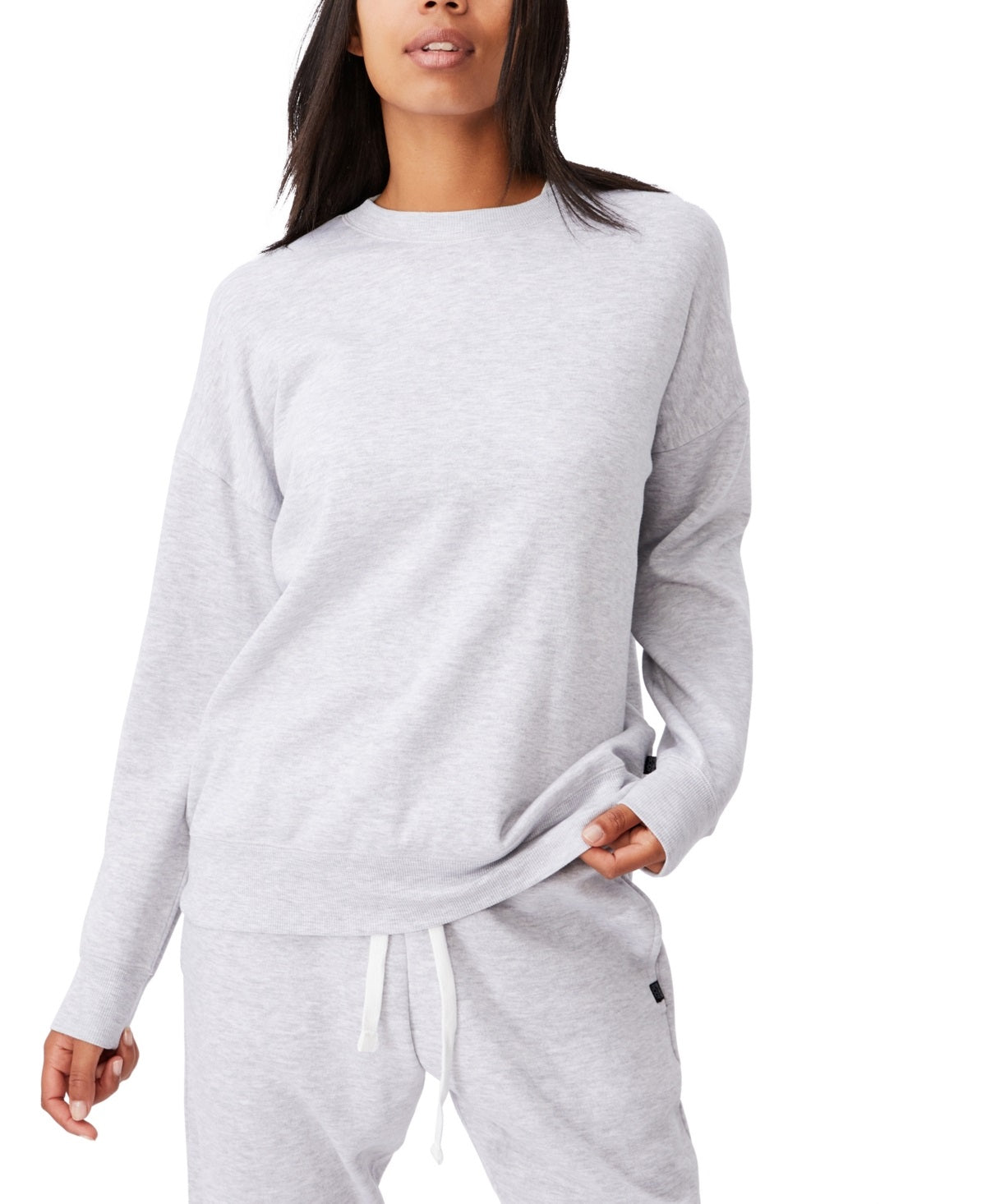COTTON ON Women's Lifestyle Long Sleeve Sweatshirt Gray Size X-Small