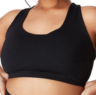 COTTON ON Women's Active Strappy Crop Top Black