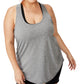 COTTON ON Women's Active Training Tank Top Gray Size 20W