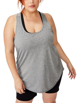 COTTON ON Women's Active Training Tank Top Gray Size 20W