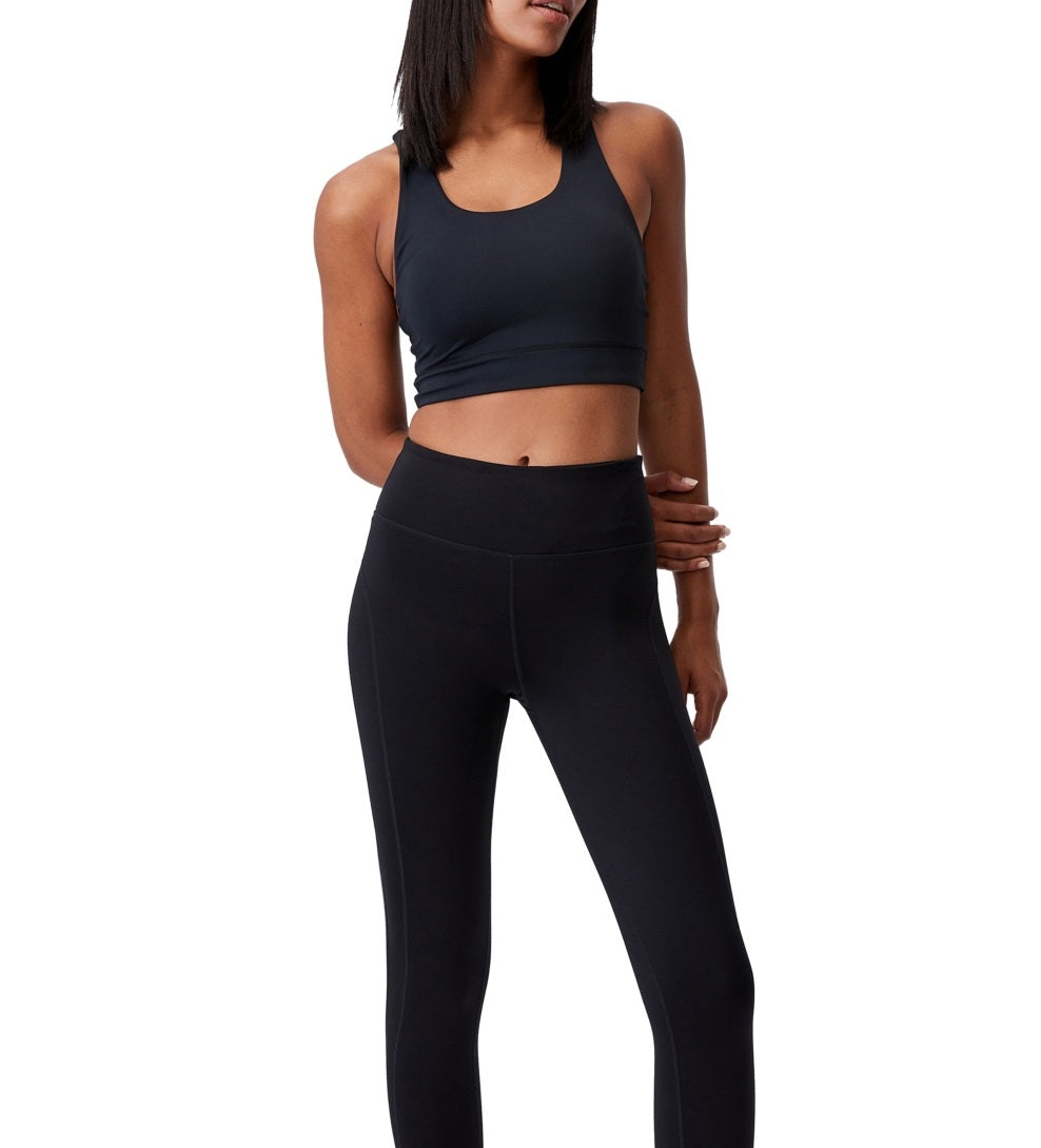 COTTON ON Women's Winter Fleece Lined Tight Black Size Small