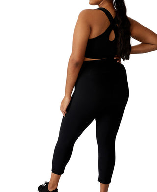 COTTON ON Women's Active High Waist Core 7/8 Tight Leggings Black Size 12W