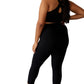 COTTON ON Women's Active High Waist Core 7/8 Tight Leggings Black Size 20W