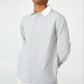 COTTON ON Men's Rugby Long Sleeve Polo Shirt Gray Size XX-Large
