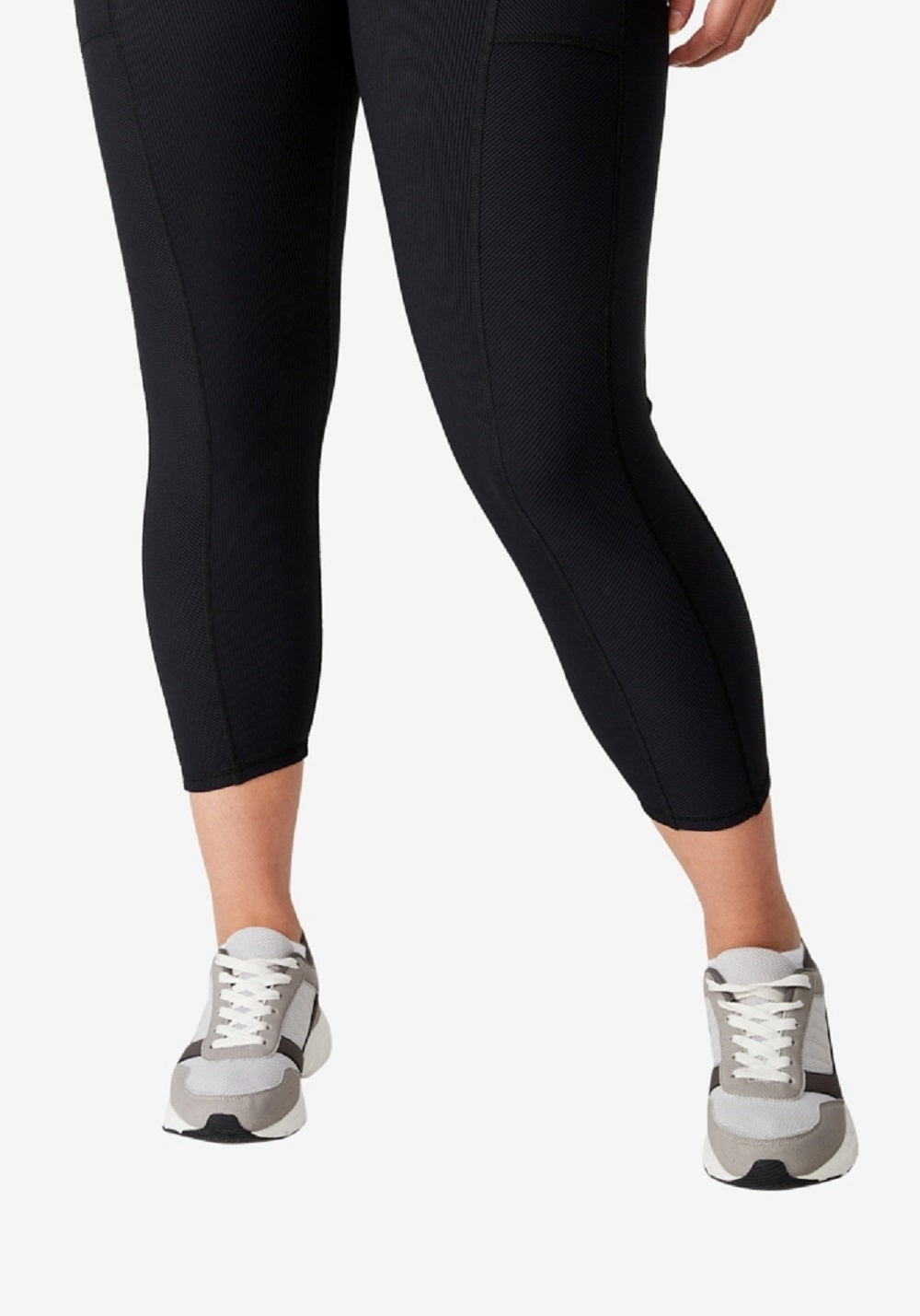 COTTON ON Women's Active Rib Pocket 7/8 Leggings Black