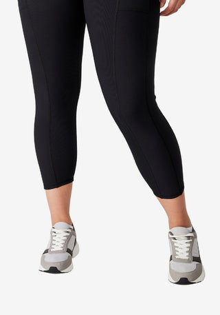 COTTON ON Women's Active Rib Pocket 7/8 Leggings Black