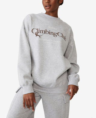 COTTON ON Women's Lifestyle Oversized Graphic Crew Neck Sweatshirt Gray Size Medium