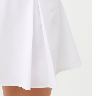 COTTON ON Women's Pleated Tennis Skirt White Size X-Large