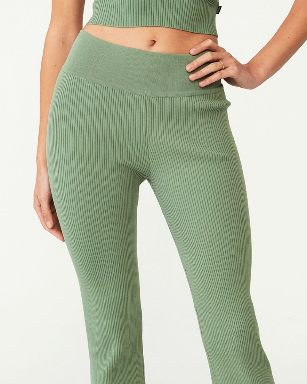 COTTON ON Women's Comfort Knit Pant Green Size Small