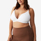 COTTON ON Women's Active Ultimate Active Plunge Crop Bra White