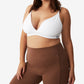 COTTON ON Women's Active Ultimate Active Plunge Crop Bra White
