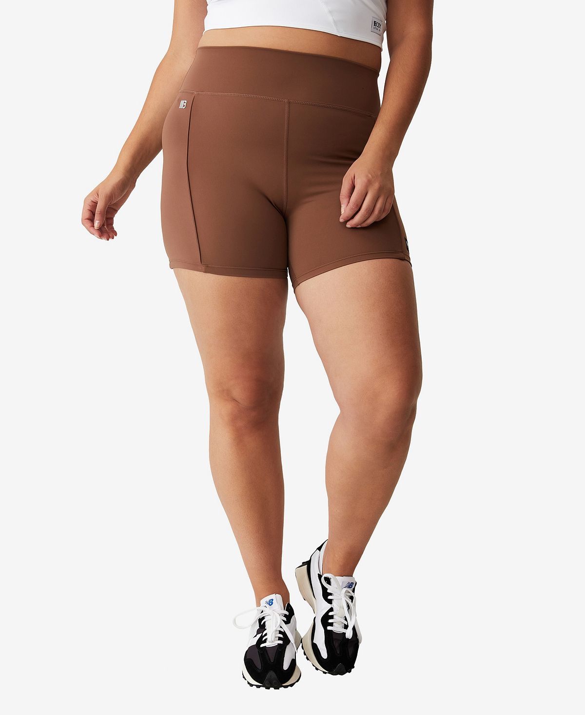 COTTON ON Women's Active Ultimate Booty Bike Shorts Brown Size 12W