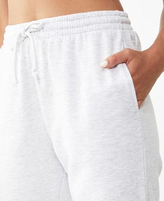 COTTON ON Women's Plush Gym Track Sweatpant Jogger White Size X-Large