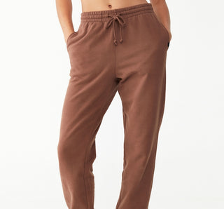COTTON ON Women's Plush Gym Track Pant Brown Size Medium