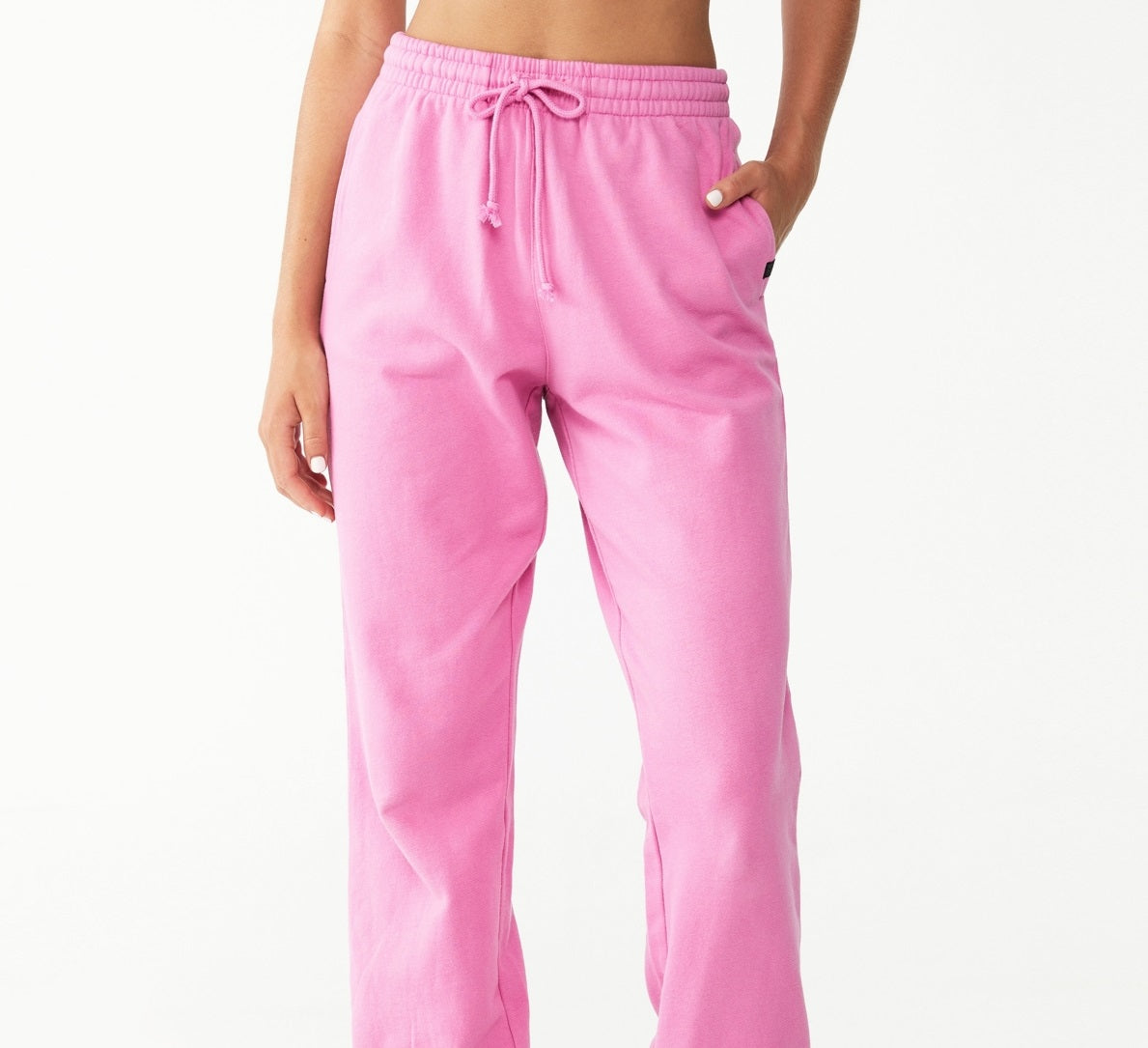 COTTON ON Women's Plush Gym Track Pant Pink Size X-Small