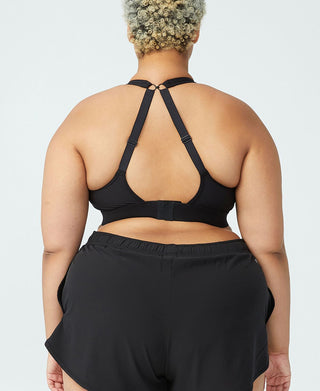 COTTON ON Women's Active Compression Crop Top Black Size 12W