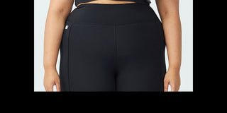 COTTON ON Women's Active Compression Crop Top Black Size 16W