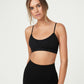 COTTON ON Women's Seamless Tiny Crop Top Black Size X-Large