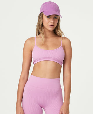 COTTON ON Women's Seamless Tiny Crop Top Pink Size Medium