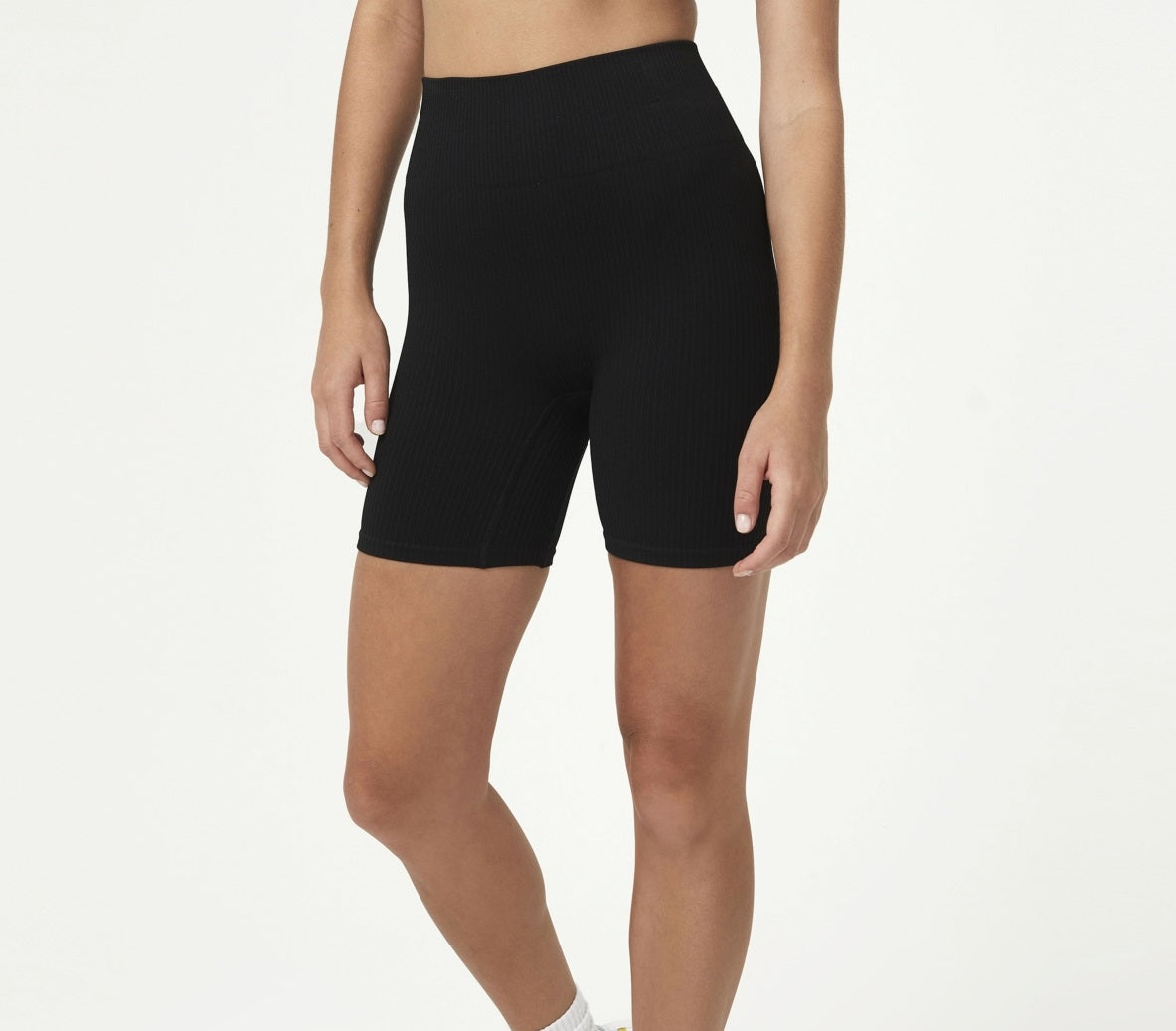 COTTON ON Women's Seamless Jacquard Bike Shorts Black Size X-Small