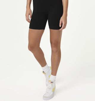 COTTON ON Women's Seamless Jacquard Bike Shorts Black Size X-Small