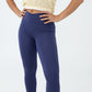 COTTON ON Women's Ultra Soft Cross Over Full Length Tight Pants Blue Size Medium