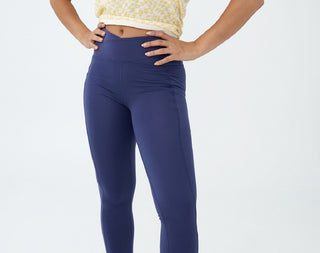 COTTON ON Women's Ultra Soft Cross Over Full Length Tight Pants Blue Size Medium