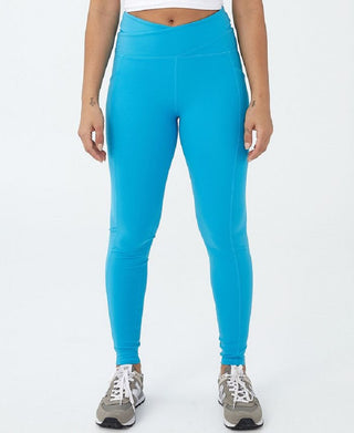 COTTON ON Women's Ultra Soft Pocket Full Length Tight Pants Blue Size Small