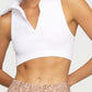 COTTON ON Women's Seamless Polo Crop Tank Top White Size X-Large