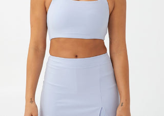 COTTON ON Women's Smoothing Cut Out Vestlette Top Blue Size Medium