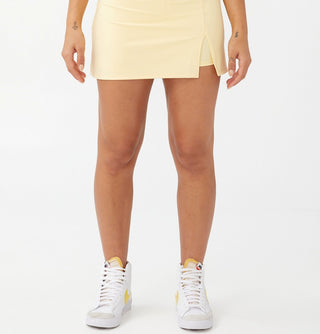 COTTON ON Women's Smoothing Basketball Skirt Yellow Size X-Large