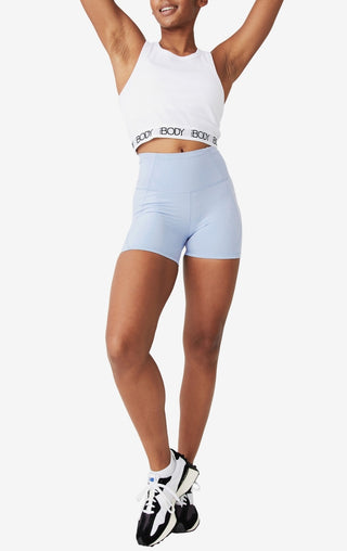 COTTON ON Women's Rib Racer Crop Tank Top White Size Medium