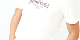 COTTON ON Men's Tbar Moto T-shirt White Size XL