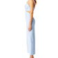 Bardot Women's Cutout Sleeveless Midi Dress Blue Size 4