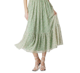 Bardot Women's Fauna Cold Shoulder Midi Dress Green Size 10