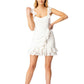 Bardot Women's Adira Lace Minidress White Size 10