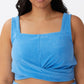 COTTON ON Women's Active Sweat To Swim Vestlette Top Blue Size 14W