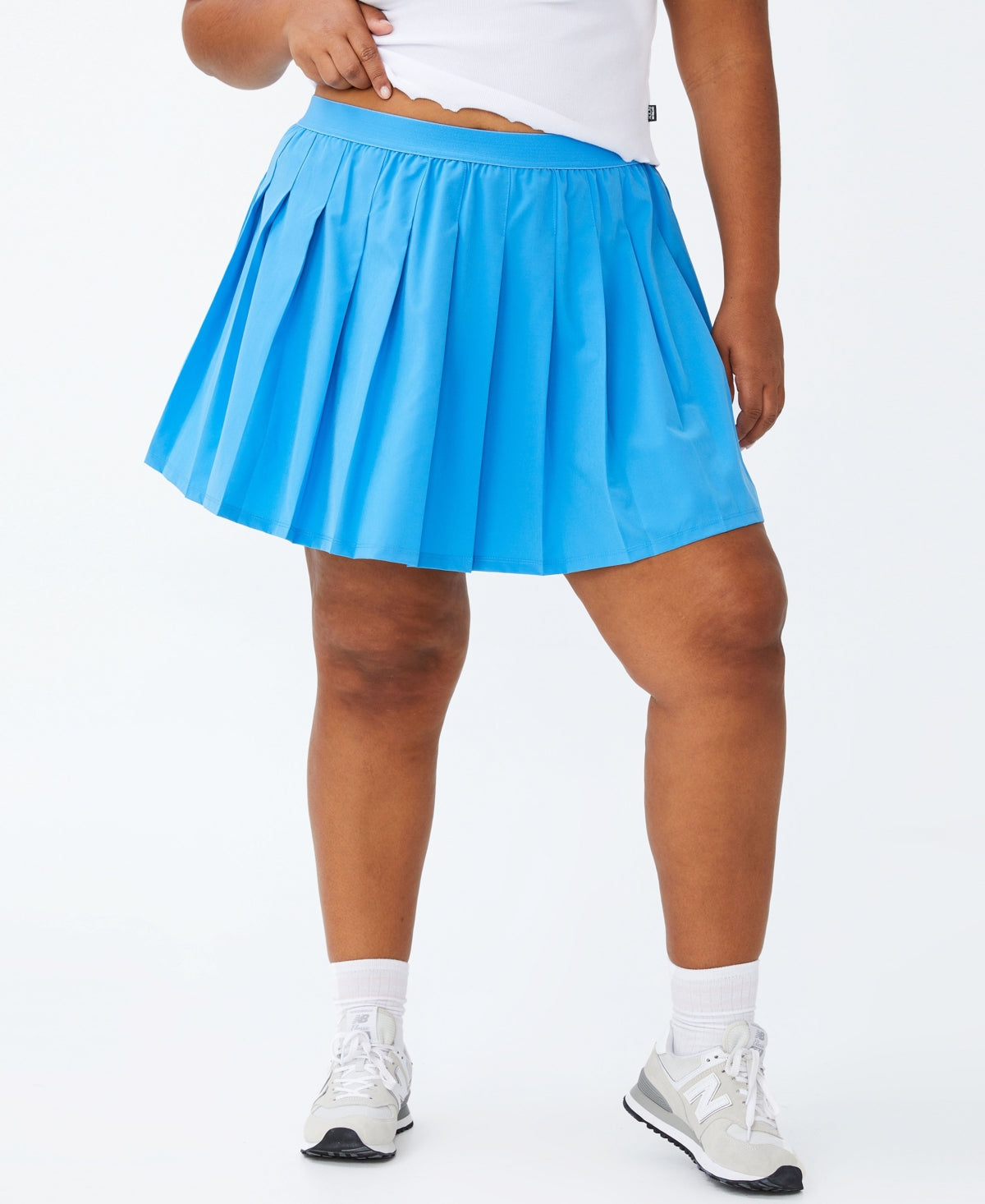 COTTON ON Women's Active Match Point Tennis Skirt Blue Size16W
