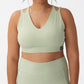 COTTON ON Women's Active Ultimate Workout Crop Top Green Size 12W