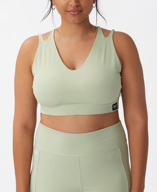 COTTON ON Women's Active Ultimate Workout Crop Top Green Size 12W