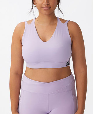 COTTON ON Women's Active Ultimate Workout Crop Top Purple
