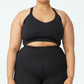 COTTON ON Women's Active Summer Bra Black Size 16W