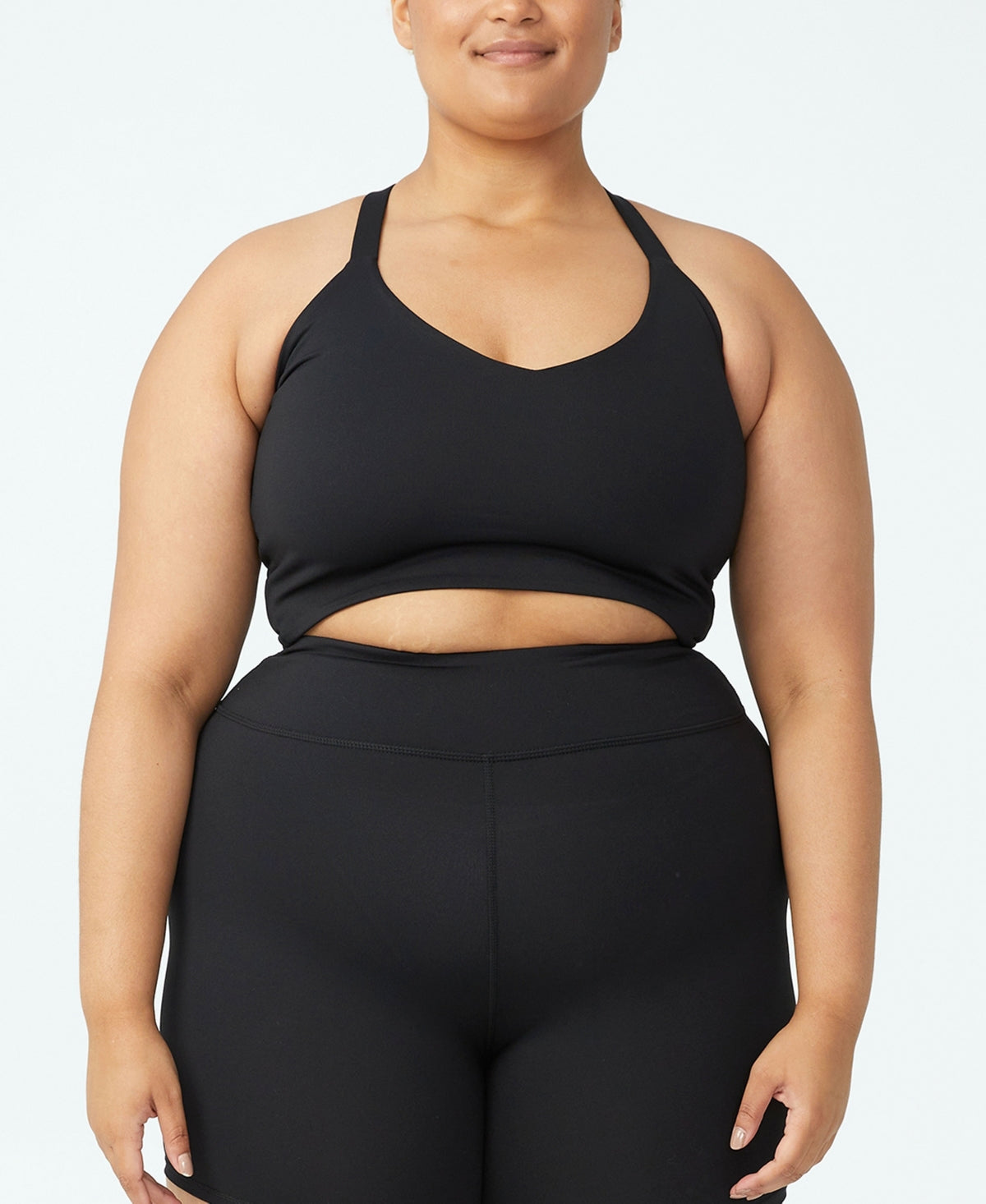 COTTON ON Women's Active Summer Bra Black Size 16W