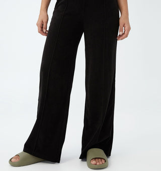 COTTON ON Women's Sweat To Swim Wide Leg Pants Black Size Small