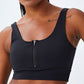 Cotton On Women's Ultimate Zip Front Vestlette Top Black Size Small