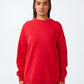 Cotton On Women's Plush Crewneck Sweatshirt Red Size Medium