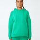 Cotton On Women's Oversized Fleece Sweatshirt Hoodie Green Size X-Large